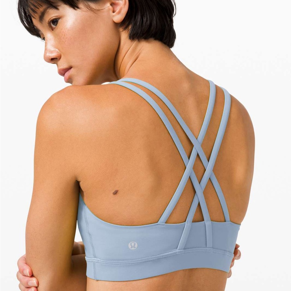 lululemon athletica Energy Bra Blue Linen